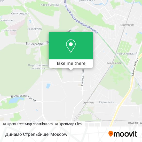 Динамо Стрельбище map