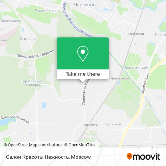 Салон Красоты Нежность map