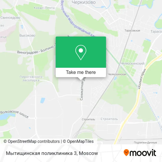 Мытищинская поликлиника 3 map