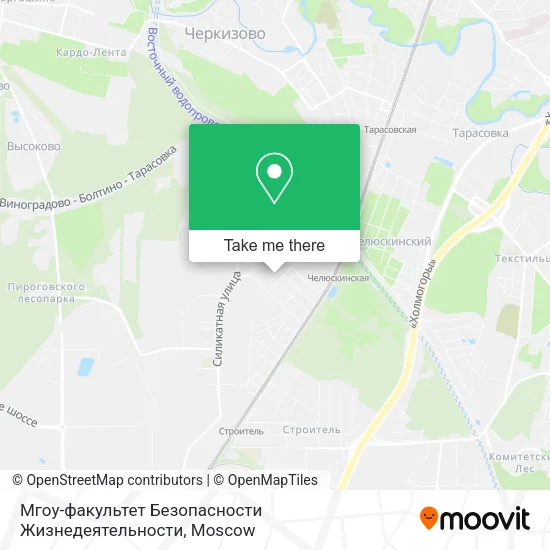 Мгоу-факультет Безопасности Жизнедеятельности map