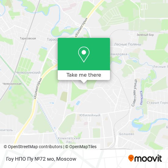 Гоу НПО Пу №72 мо map