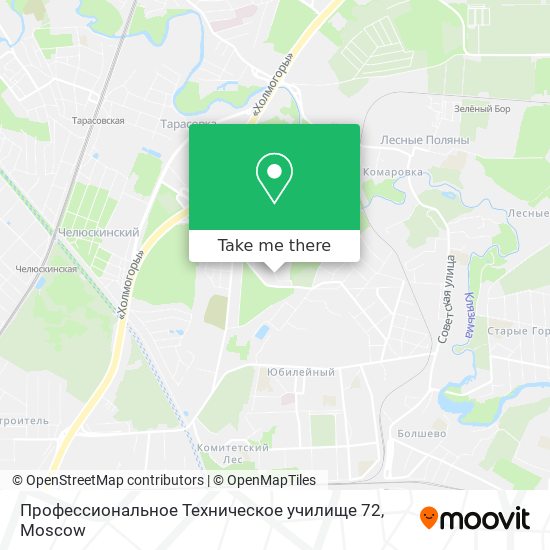 Профессиональное Техническое училище 72 map