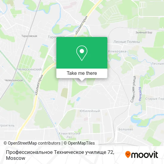 Профессиональное Техническое училище 72 map