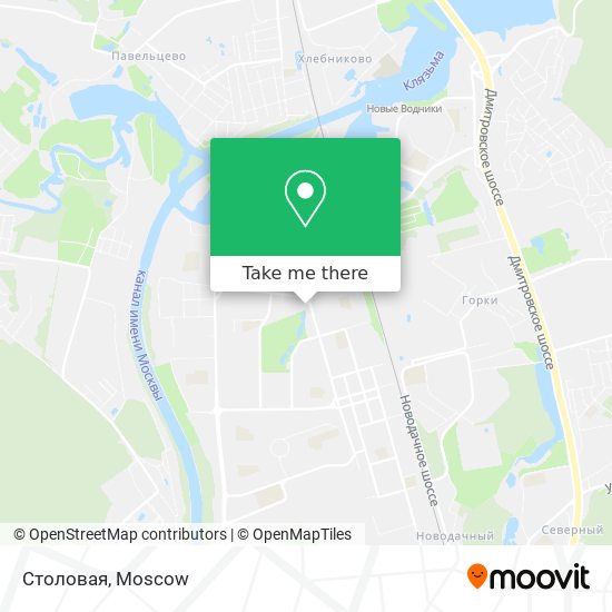 Столовая map