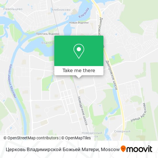 Церковь Владимирской Божьей Матери map