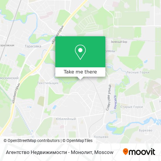 Агентство Недвижимости - Монолит map