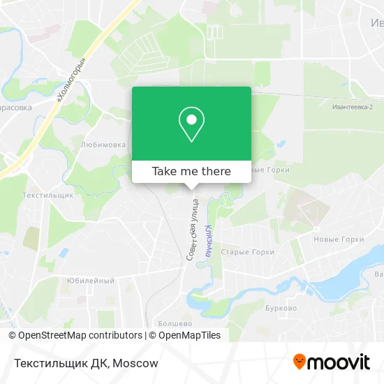 Текстильщик ДК map