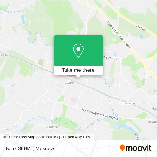 Банк ЗЕНИТ map