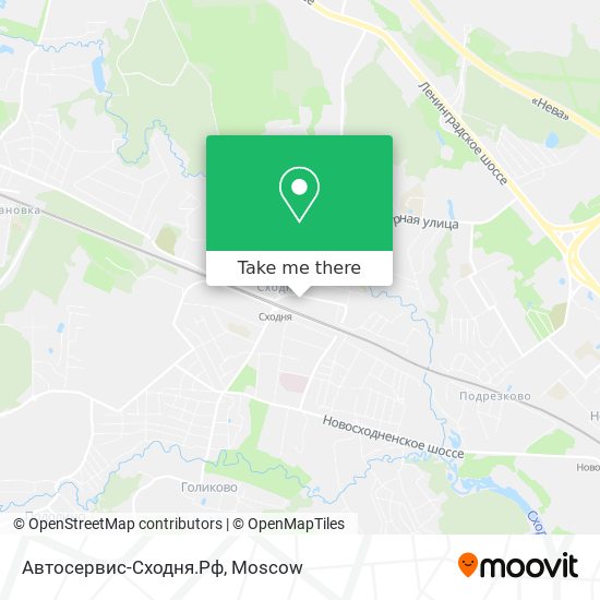 Автосервис-Сходня.Рф map