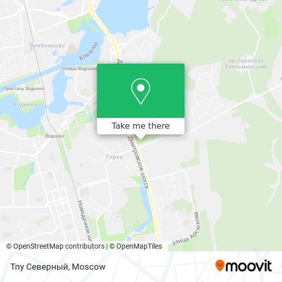 Тпу Северный map