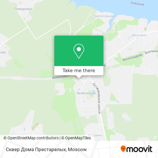 Сквер Дома Престарелых map