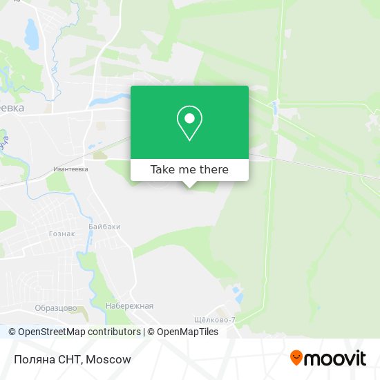 Поляна СНТ map