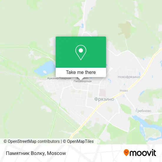 Памятник Волку map
