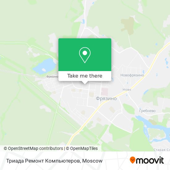 Триада Ремонт Компьютеров map