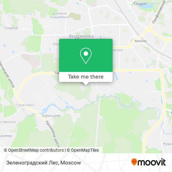 Зеленоградский Лес map