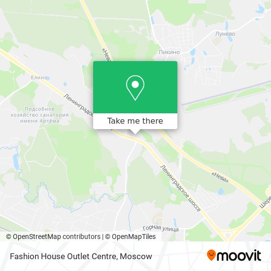 Fashion House Outlet Centre map