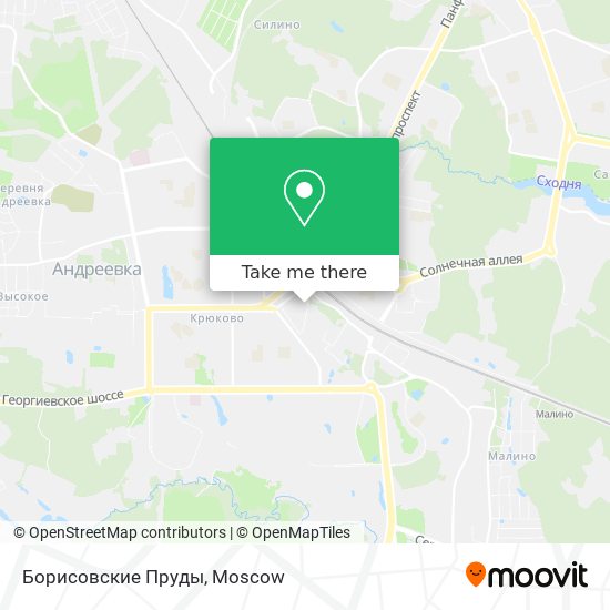 Борисовские Пруды map