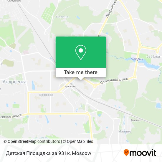 Детская Площадка за 931к map