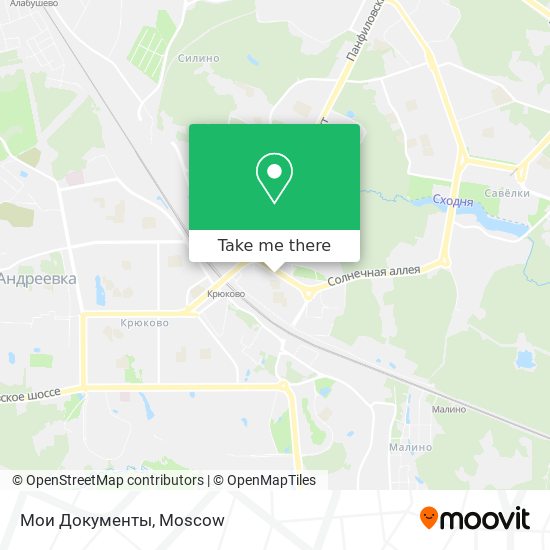 Мои Документы map