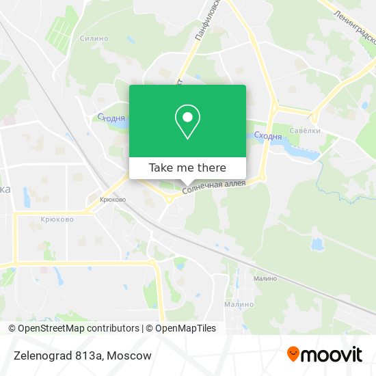 Zelenograd 813a map