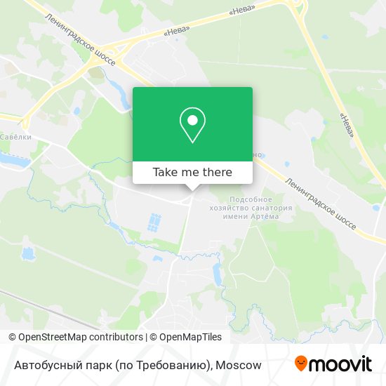 Автобусный парк (по Требованию) map