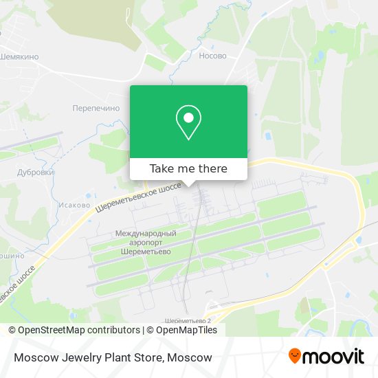 Moscow Jewelry Plant Store map