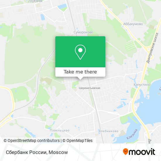 Сбербанк России map