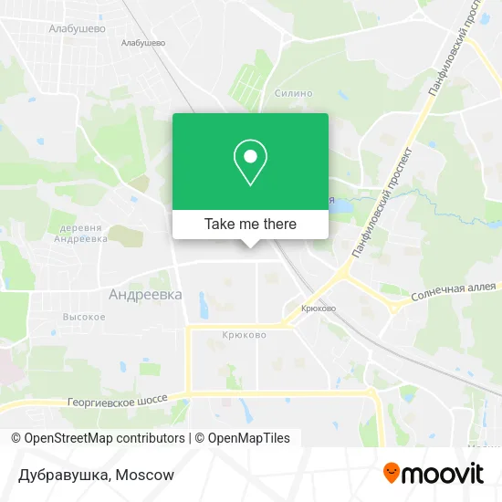 Дубравушка map