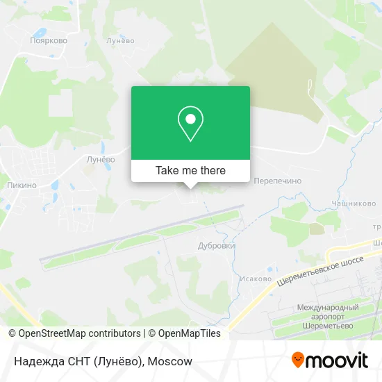 Надежда СНТ (Лунёво) map