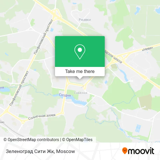 Зеленоград Сити Жк map