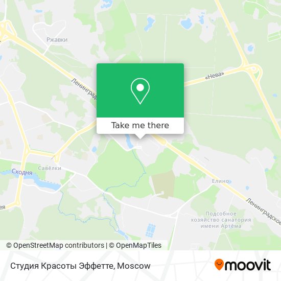 Студия Красоты Эффетте map