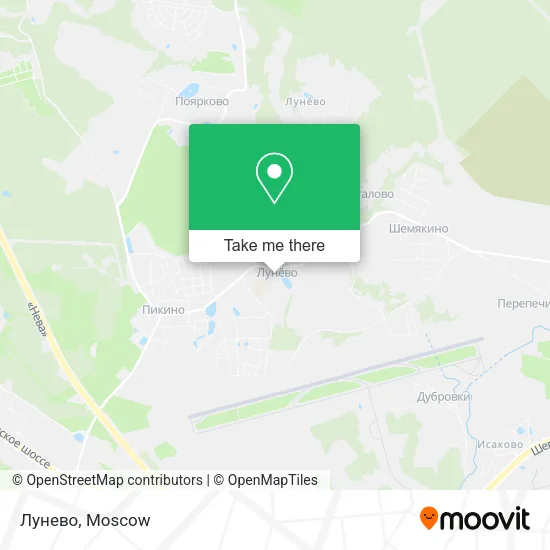 Лунево map