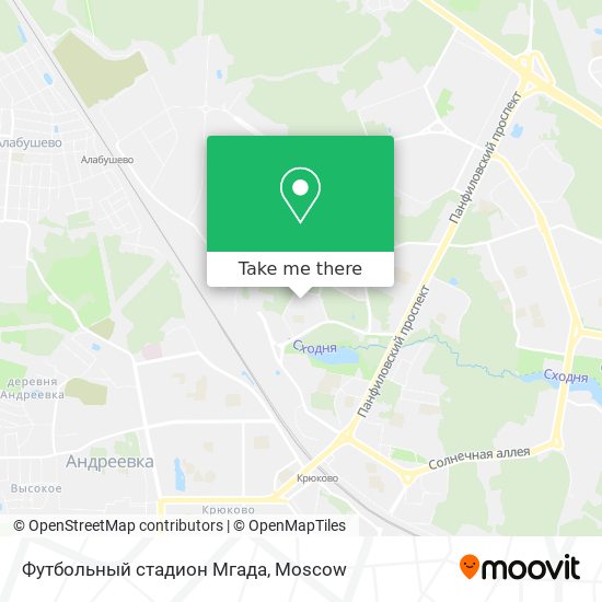 Футбольный стадион Мгада map