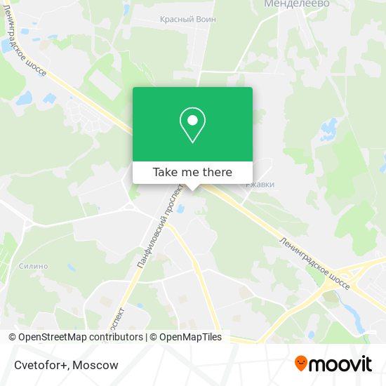 Cvetofor+ map