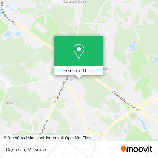 Седокан map