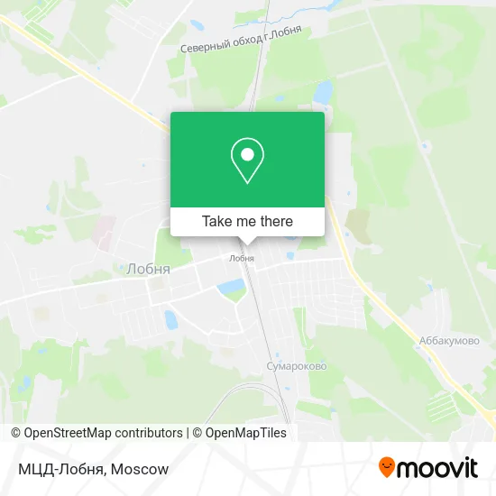 МЦД-Лобня map