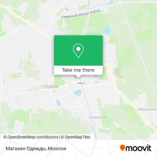 Магазин Одежды map