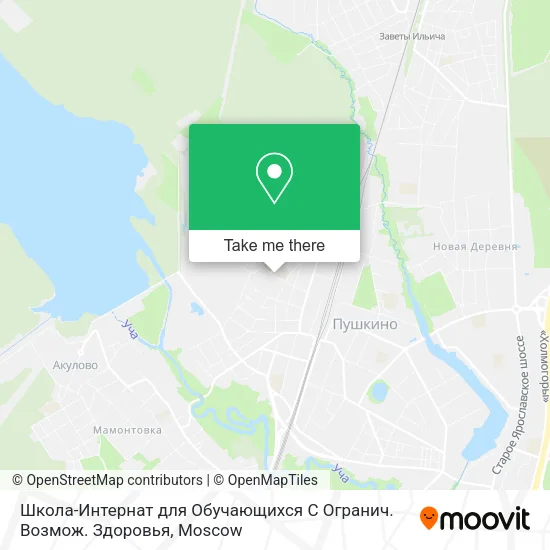 Школа-Интернат для Обучающихся С Огранич. Возмож. Здоровья map