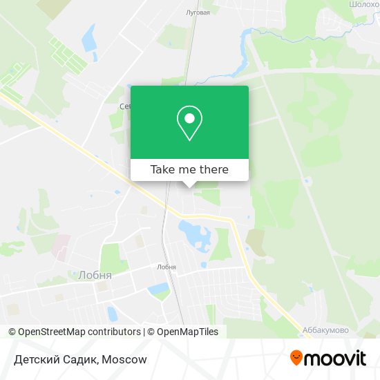 Детский Садик map