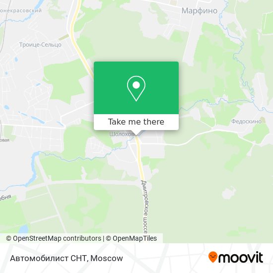 Автомобилист СНТ map