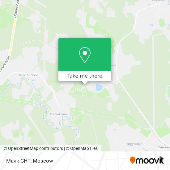 Маяк СНТ map