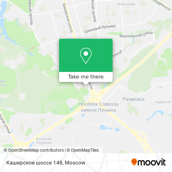 Каширское шоссе 148 map