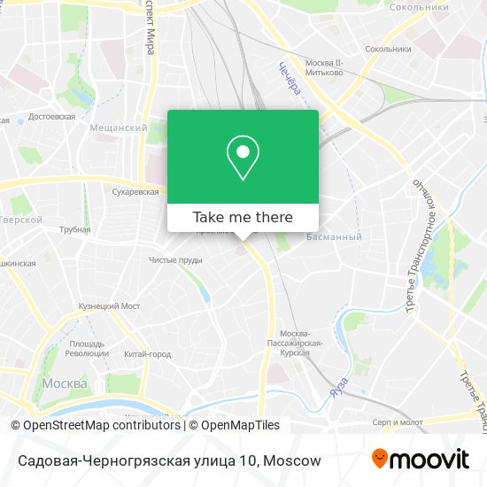 Садовая-Черногрязская улица 10 map