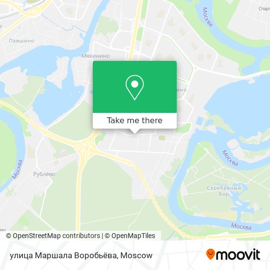 улица Маршала Воробьёва map