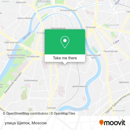 улица Щипок map