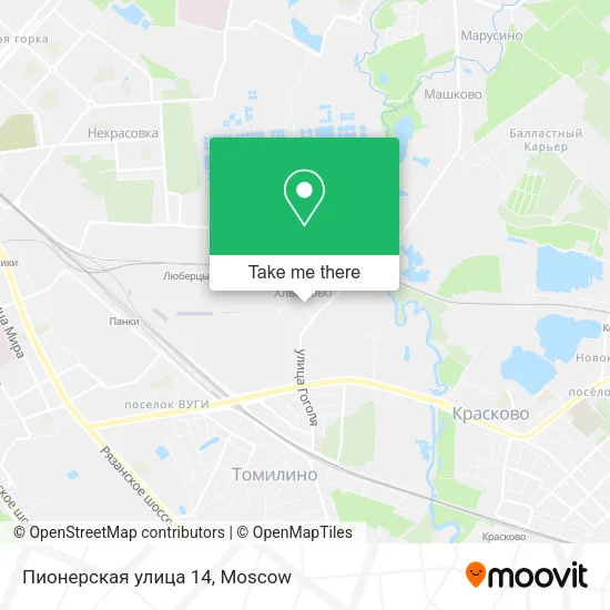Пионерская улица 14 map