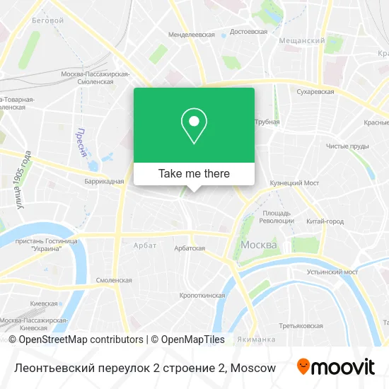 Леонтьевский переулок 2 строение 2 map