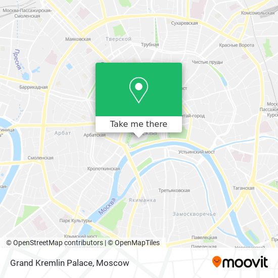 Grand Kremlin Palace map