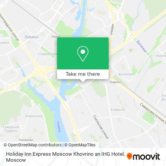 Holiday Inn Express Moscow Khovrino an IHG Hotel map
