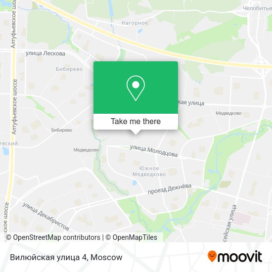 Вилюйская улица 4 map